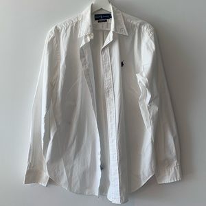 WHITE POLO RALPH LAUREN DRESS SHIRT